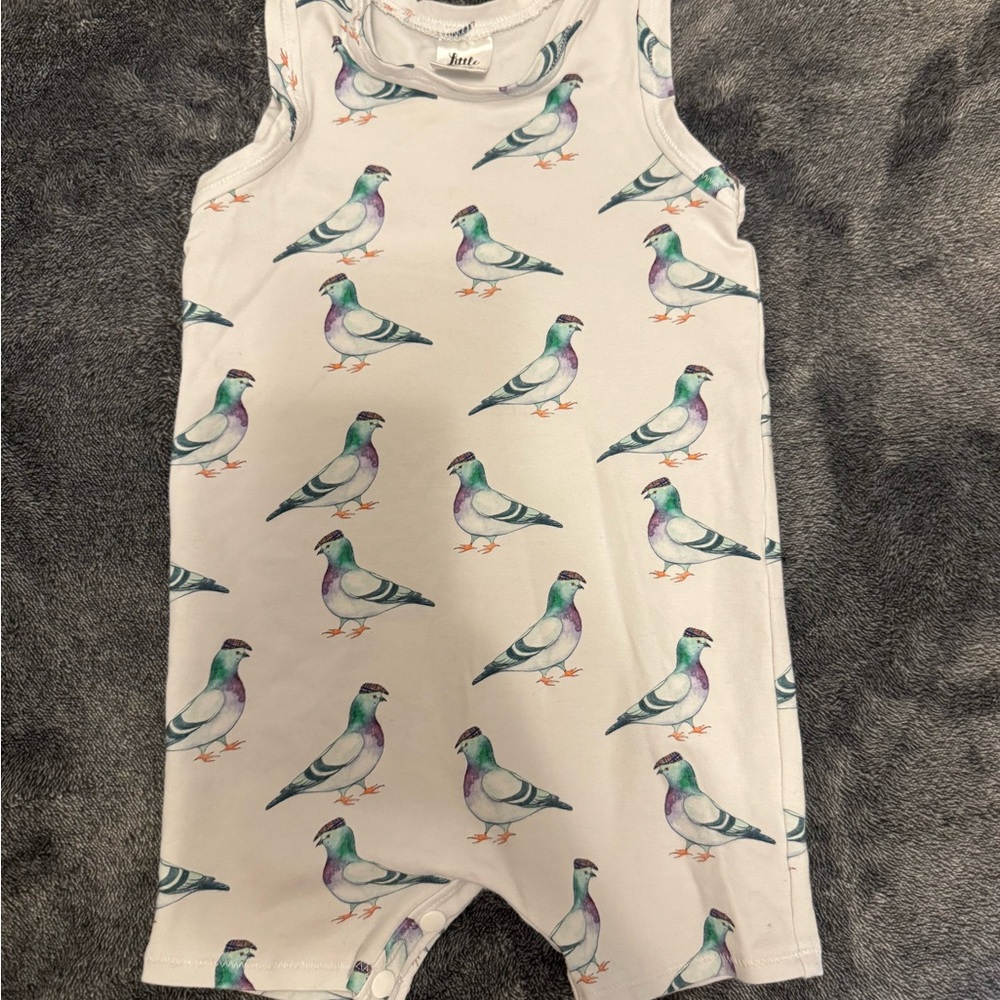 Little Pickles Bird Print Romper